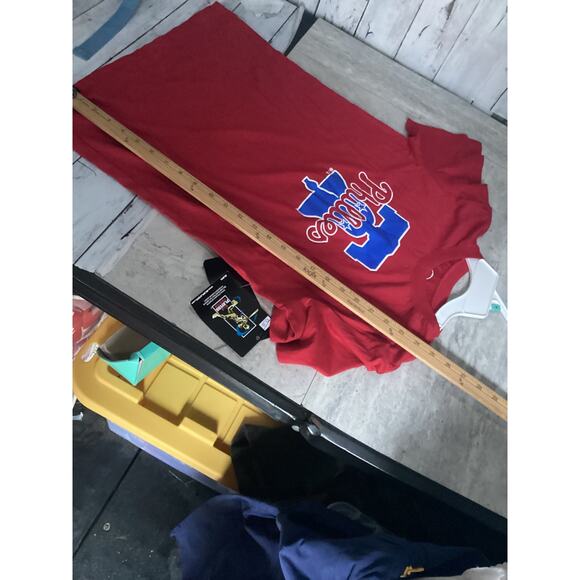 Ryan Howard #47 Philadelphia Phillies Red Baseball Youth Men XL T-Shirt - Picture 4 of 5